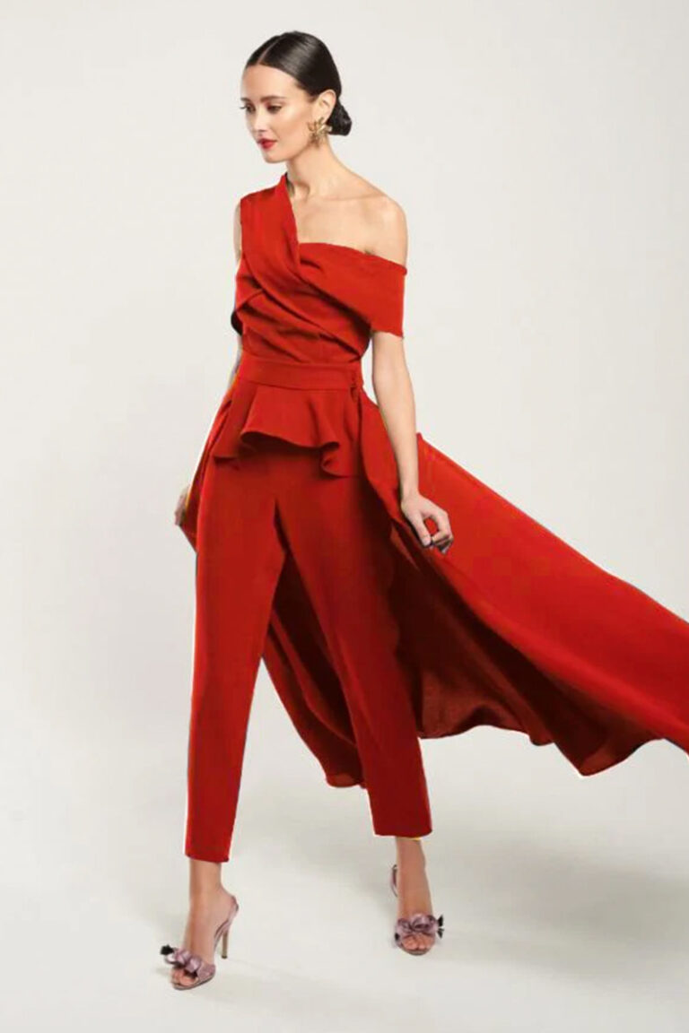 vestido invitada boda bouret mod kate rojo 01