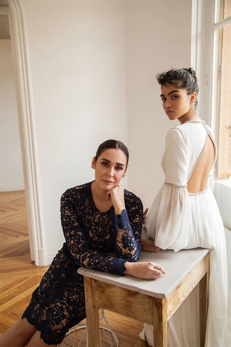 Vicky Martín Berrocal diseñadora de vestidos de novia para la firma Victoria